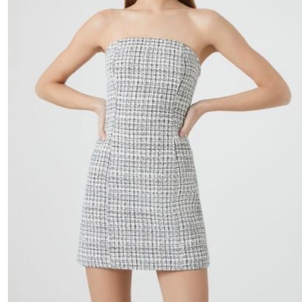 Tweed Tube Mini Dress from Forever 21 NEVER WORN SIZE LARGE